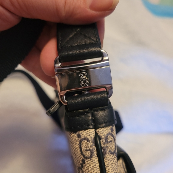 💢SOLD💢       NWOT AUTHENTIC GUCCI  KIDS navy micro GG canvas mini bag - Picture 12 of 16